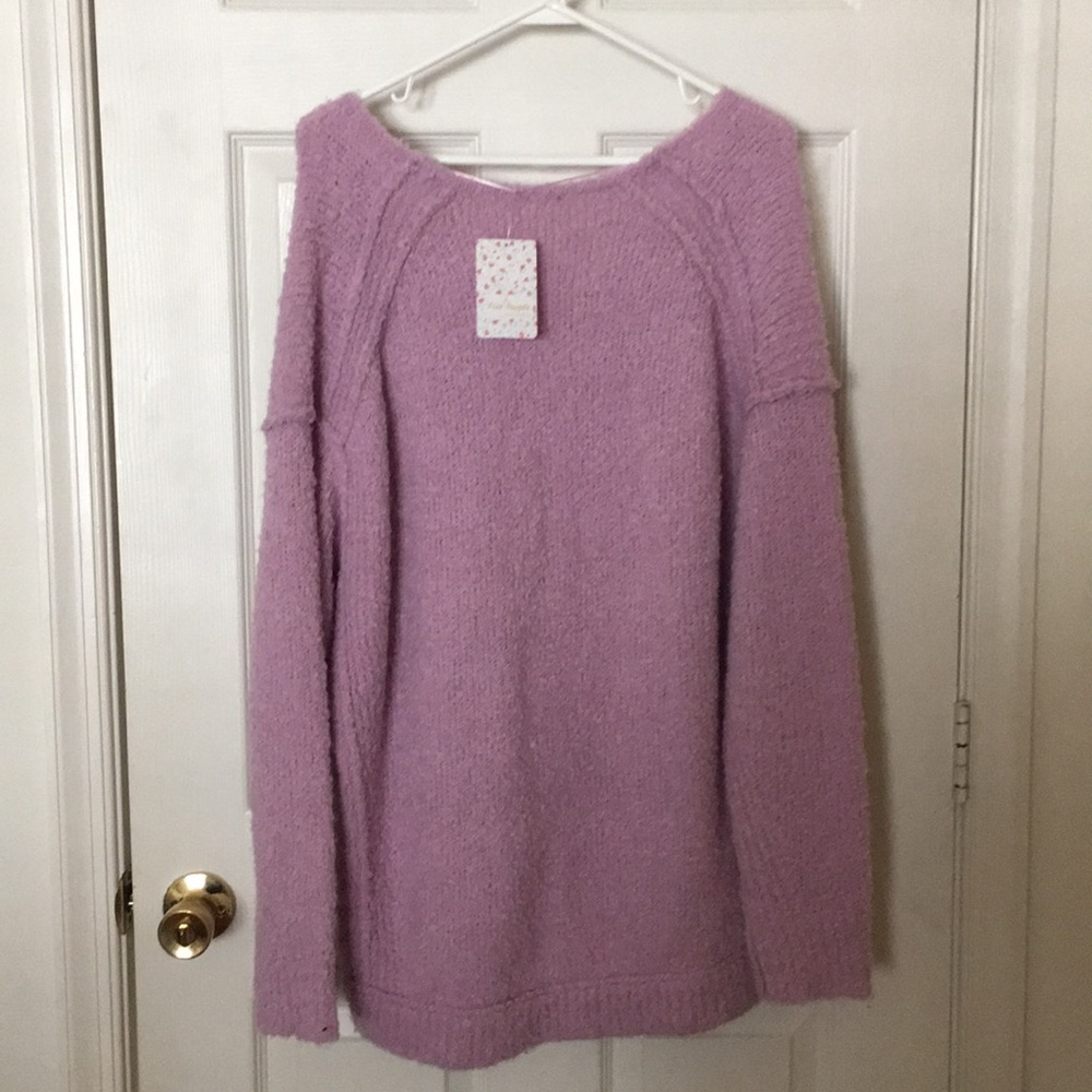 Free People Lofty V neck sweater - Picture 3 of 4